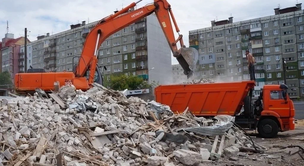 Профессиональный вывоз строительного мусора в Михайловке в октябре
