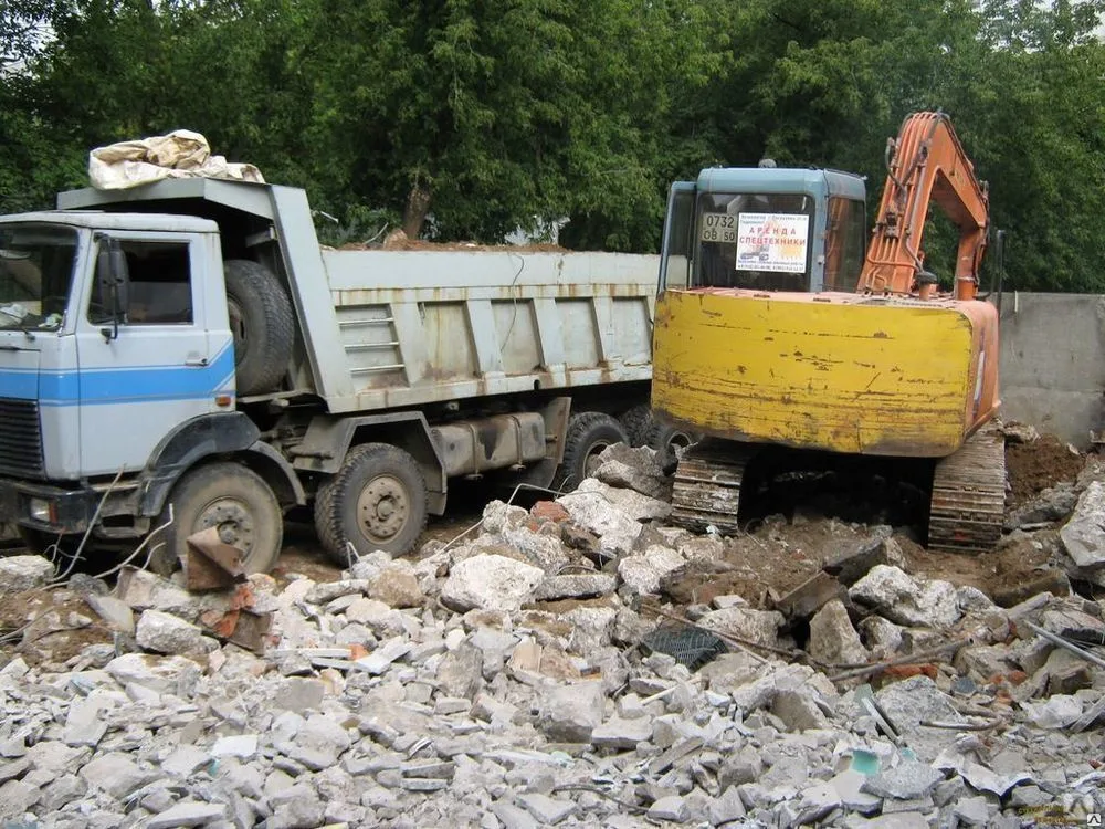 Вывоз бетонного боя и утилизация в Михайловке в октябре