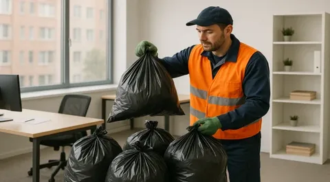 Уборка и вывоз мусора после мероприятий в Михайловке в октябре